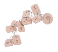 VILLCASE Compteur De en Cuir PU Marqueur De Point Numéro De Chaîne Compteur De Tricot Crochet Compteur De Accessoire De Comptage De pour Les Projets D'Artisanat