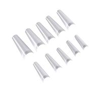 VILLCASE Conseils pour Ongles Naturels 500 Pièces Plateau de Présentation pour Manucure Débutants Outils Pratiques Nail Art