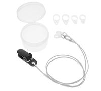 VILLCASE Cordon Anti-perte Réglable pour Audiophones Seniors Clip de Rétention Confortable pour Appareils Auditifs Derrière Oreille Gris Double Oreille