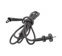 VILLCASE Cordon D'alimentation de Rechange pour Sèche-cheveux, Câble Eu 2,7 M, Compatible Ac220, Fil Électrique pour Réparation et Entretien D’appareil Coiffure Professionnel