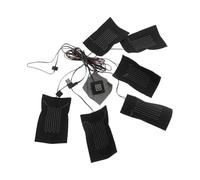 VILLCASE Coussin Chauffant Électrique Professionnel en Fibre de Carbone pour Vêtements en Coton Souple Température Réglable 3 Niveaux Ensemble 1 Pièce Usage Hiver