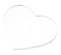 VILLCASE Coussinet de Greffe de Cils en Verre Adhésif Mini Taille pour Extensions de Cils, Support Pratique et Élégant, pour Salon et Usage Domestique