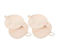 VILLCASE Coussinets Anti-transpiration Design en Maille pour Aisselles en Polyester Beige Pack de 4 Pièces Absorbant la Sueur et Prévenant les Taches, Confortables Usage Quotidien