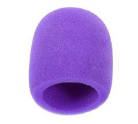 VILLCASE Couverture D'éponge De Microphone Bonnette Pour Microphone Filtre Micro Housses De Micro Couverture De Microphone Couverture En Mousse De Micro Housse Éponge Pour Micro Violet