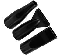 VILLCASE Diffuseur pour Sèche-cheveux en Abs Léger et Noir, Lot de 3 Pièces Compatible Tuyau de 4,2 Cm, Accessoire Coiffure pour Cheveux Lisses et Bouclés