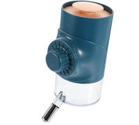 VILLCASE Distributeur d'eau Automatique Facile à Nettoyer 500ml pour Chat et Chiot en PP Bleu Prévention de L'humidité Autour du Museau pour Animaux Domestiques