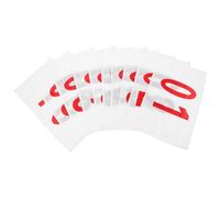 VILLCASE Dossards Numérotés Légers et Résistants Portables Lot de 10 en Polyester Coton pour Course à Pied, Compétition Sportive pour Athlètes et Entraîneurs