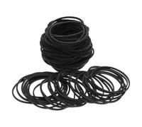 VILLCASE Élastiques Noirs Haute Élasticité 4 CM - Lot de 1600 Élastiques Larges et Solides en Caoutchouc pour Bureau Classement de Dossiers Maison et Fournitures Scolaires