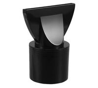 VILLCASE Embout Concentrateur pour Sèche-cheveux Noir en Abs, Buse de Coiffage Professionnelle pour Flux D'air Concentré, Maniabilité Facile pour Usage à Domicile