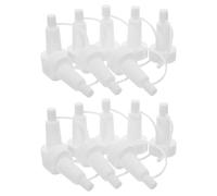 VILLCASE Embouts Compte-Gouttes à Tête Trompette 200 Pièces pour Flacons D’Ampoules Accessoires en Plastique Résistants Distribution Précise pour Usage Médical Pharmaceutique et