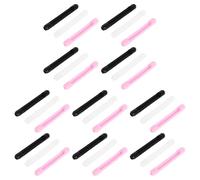 VILLCASE Embouts de Branches de Lunettes en Silicone Souple 30 Paires Antidérapants Manchons Confortables pour Maintien Sécurisé Compatibles et Soleil Usage Quotidien