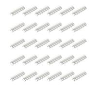 VILLCASE Embouts de Lacets Métalliques 150 Pcs 4 Mm X 20 Mm, Têtes et Boucles en Métal pour Réparation Lacets Chaussures, Accessoires Pratiques pour Protection Extrémités, Usage Chaussures