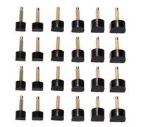 VILLCASE Embouts de Talon Tpu Antidérapants pour Talons Hauts, 24 Pièces, Coussinets de Chaussures Résistants à L'usure, Kit de Remplacement pour Entretien et Réparation