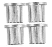 VILLCASE Engrenage Central pour Machine à Laver en Métal Argenté, Accessoires de Réparation Précis, Lot de 4 Pièces pour Lave-linge et Sèche-linge, Pièce Détachée Robuste et Solide