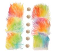 VILLCASE Ensemble De 12 Perles De Barbe De Poupée De Noël De Saint-valentin Style Gnome Pour Lartisanat