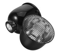 VILLCASE Ensemble De 2 Noir Grille de Protection Aluminium pour Lampe | Installation, Protection Anti-brûlure, Efficacité Thermique Renforcée, pour Coops et Volailles