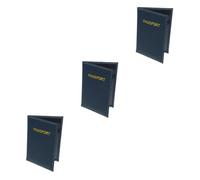 VILLCASE Ensemble De 3 Organiseurs De Voyage Étui De Porte-Cartes Pochette Petit Étui À Fermeture Éclair pour Enseignants Étudiants Et Voyageurs