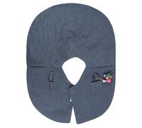 VILLCASE Épaule Accessoire Pratique pour Oiseaux de Compagnie Protège Vêtements des Défections en Tissu Coton Bleu Anti-griffures Clochette Couleur Aléatoire pour