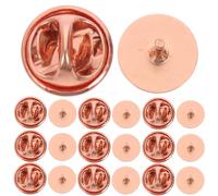 VILLCASE Épingles à Nourrice en Fer Finition Rose Doré 50 Pièces Support d'Épingle pour Broches Goupilles d'Extrémité d'Arrêt Accessoires pour Création Bijoux et Loisirs Créatifs