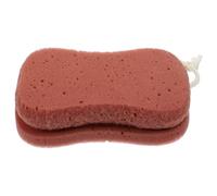 VILLCASE Éponge Exfoliante pour Bain Taille Moyenne Douceur Naturelle Unisexe Gommage Corporel pour Bain Quotidien Couleur Aléatoire