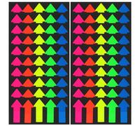 VILLCASE Étiquettes Flèches Repositionnables en Écrivable pour Organisation de Documents à, Pack de 20 Feuilles Adhésives Pratiques