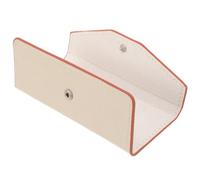 VILLCASE Étui de Rangement Blanc pour Pinces à Épiler à Cils Paquet de Transport Compact 15X65 CM Pochette Vide Pratique pour Extensions de Cils Organisateur de Voyage Léger et Solide