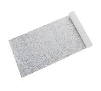 VILLCASE Feuille de Simili Cuir Pailleté Argenté pour Artisanat, Facile à Découper et Pratique à Ranger, Création de Bijoux et Vêtements Décoratifs
