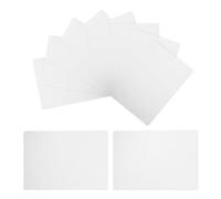 VILLCASE Feuilles de Pochoirs Transparentes 10 Pièces en PVC Livret de Calque pour Dessin au Stylo et Création de Motifs en Relief