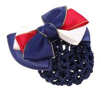 VILLCASE Filet à Chignon pour Femme Taille Unique Filet à Cheveux en Maille Trois Couleurs Or pour Service, Restauration et Coiffure Professionnelle