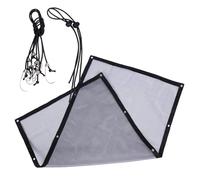 VILLCASE Filet de Sécurité pour Chien en Nylon Noir Barrière de Séparation Pratique pour Voiture Lot de 2 Protection des Animaux de Compagnie à L'arrière