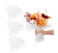 VILLCASE Filet Emballage Pour Bouquet De Fleurs Mètres Emballage Floral Accessoire Pour Bouquet De Mariage Design Délicat Facile à Utiliser