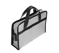 VILLCASE Fireproof Portable Briefcase for Business Travel Handheld Document Holder Bag Lightweight Fire Resistant Office Seal Storage Organizer