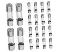 VILLCASE Fusible En Verre 5x20mm 2a 250v à Fusion Rapide Fusible Industriel Compact Pour Protection Électrique Domestique Et Industrielle Lot De 20 Pièces