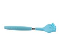 VILLCASE Gratte-dos Télescopique Chat Bleu en Pp et Acier Inoxydable, Grattoir Utile Portable, Soulage les Démangeaisons, pour Femmes Enceintes et Parents en Situation de Handicap