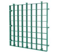VILLCASE Grille d'arbre en Plastique, Grille de Bassin pour Arbres DIY, Vert, Matériau Plastique Perméable, Perméabilité à l'eau, pour Arbres de Jardin et Voies Municipales