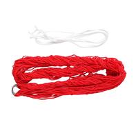 VILLCASE Hamac Confortable et Facile à Assembler en Nylon Corde Rouge, Chaise Suspendue D'extérieur pour Camping et Randonnée en Plein Air
