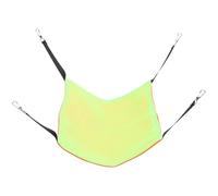 VILLCASE Hamac Suspendu Double Face pour Chat Hamac Respirant Filet Confortable Taille M Vert Fluorescent et Orange pour Cage Chat Usage Quotidien