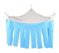 VILLCASE Hamster Hammock Lit Suspendu pour Petits Animaux Cachette Douce pour Cobaye Lapin Rat et Hamster Refuge Confortable et Lavable Abri Suspendu Résistant Bleu