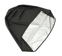 VILLCASE Housse de Protection Imperméable pour Fontaine Extérieure Ronde Oxford Résistant avec Cordon Ajustable Protège Efficacement la Poussière Intempéries pour Jardin et Terrasse