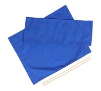 VILLCASE Housse de Remplacement en Toile Bleu en Toile Accessoire Pliable avec Tiges, Solution Facile pour Chaise Pliante de Camping pour Chaise Extérieure Confortable