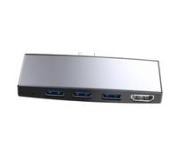 VILLCASE Hub USB Ports Répartiteur Adaptateur pour Ordinateur Portable avec Double Entrée et Interfaces Multiples