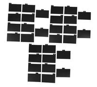 VILLCASE Intercalaires Noirs En Plastique 30 Pièces, Séparateurs Compacts Pour Fiches Bristol, Organisateur De Cartes à Collectionner, Classement De Dossiers, Usage Bureau Et Maison