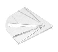 VILLCASE Jauge de Marquage Central Acrylique Transparent Outil et Durable pour sur Règle de Précise pour Menuisiers et Artisans Du