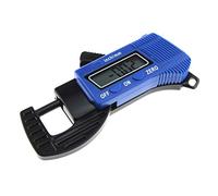 VILLCASE Jauge D'épaisseur Numérique, 0 à 12.7 mm Étriers de Jauge D'épaisseur avec Écran LCD, Micromètre Numérique pour Mesure Feuille de Métal, Papier (Bleu)