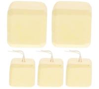 VILLCASE Jouets à Mâcher pour Hamsters et Chinchillas 5pcs Pierre Minérale Naturelle Beige pour Broyer Le Tartre Dentaire et Attirer L'attention des Petits Animaux en Cage