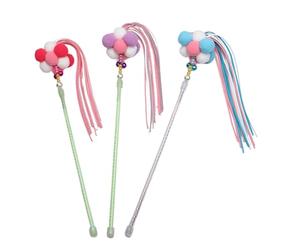 VILLCASE Jouets Interactifs pour Chats 3pcs Bâtons de Plume en Peluche Exercice pour Animaux Amélioration de L'humeur Présent pour Propriétaires de Chatons