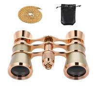 VILLCASE Jumelles d'opéra 3 x 25 - Mini jumelles compactes pour adultes, enfants et femmes - Pour concert musical (champagne)