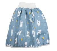 VILLCASE Jupe-couche Imperméable en Coton Lavable pour Garçon et Filles de 0-5 Ans, Réutilisable et Confortable, pour L'apprentissage Propreté Lors du Shower ou Noël