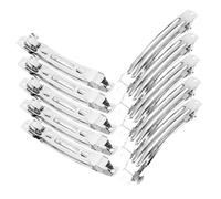 VILLCASE Kit D'accessoires Fabrication De Barrettes 50 Pcs Pinces à Ressort Métal 7 Cm Pour Femmes Usage Coiffure Matériel Clip Cheveux Apprentissage Diy