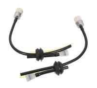 VILLCASE Kit de 2 Tuyaux D'huile Pe Flexibles 3 Trous pour Débroussailleuse, Installation Facile, Adapté aux Outils de Jardin et Coupe-bordures